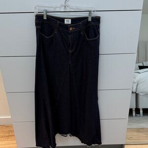 Women's Dark Indigo Denim Skirt